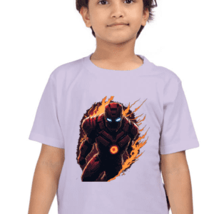 Futuristic Iron Man Inspired T-shirt for Kids