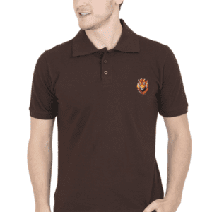Tiger Polo Neck T-Shirt: Roaring Style for Your Wardrobe