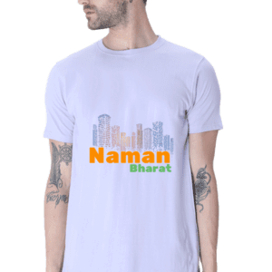 “Naman Bharat” Indian Flag T-Shirt – Salute to the Spirit of Patriotism!