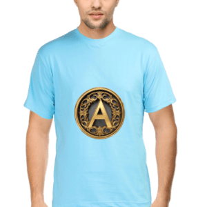 Bold ‘A’ Initial Men’s T-Shirt: Make a Statement