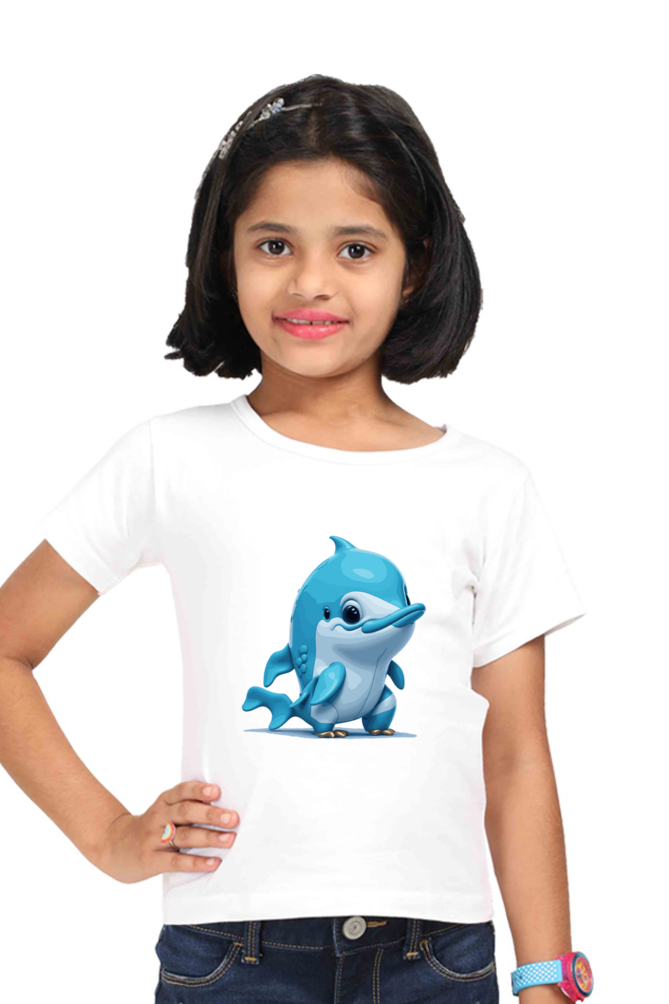 Girls dolphin outlet t shirt