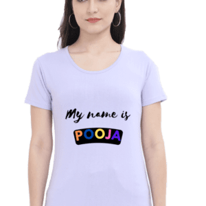 Unique ‘My Name is POOJA’ Quote T-Shirt – Personalized Gift Idea