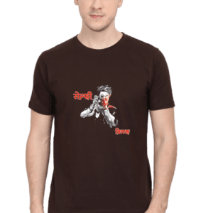 “Selfie Click Design Printed T-Shirt: Express Yourself in Style”- HINDI