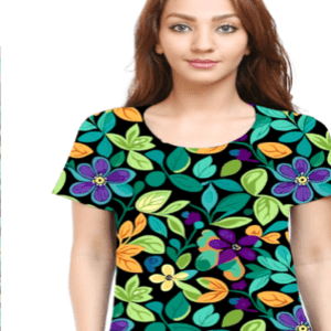 Floral Elegance: Women’s Nature-Inspired T-Shirt