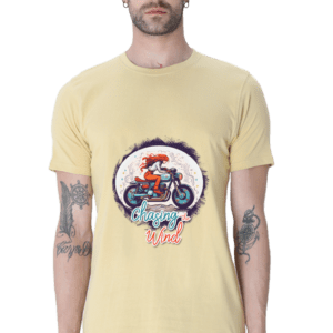 “Bike Rider T-Shirt: ‘Riding High: Freedom’s Call'”