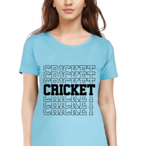 Cricket Enthusiast’s T-Shirt for women