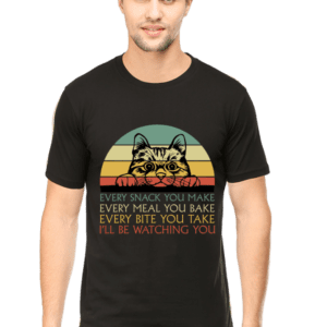 Food Stalker: ‘I’ll Be Watching You’ Funny Quote T-Shirt for Men