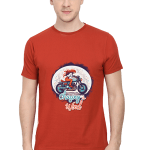 “Bike Rider T-Shirt: ‘Riding High: Freedom’s Call'”