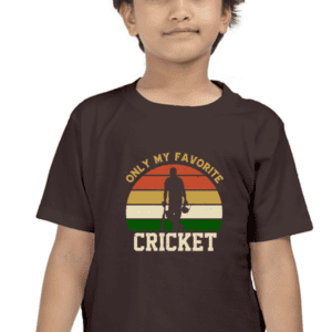“Only My Favorite – Cricket ” T-Shirt for Boy
