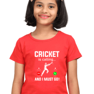 “Cricket is Calling, I Must Go” T-Shirt for Girl