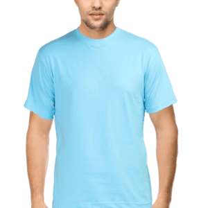 Blue Horizon: Men’s Essential Round Neck T-Shirt