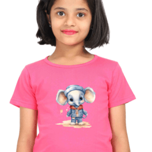 Adorable Elephant Dream: Girls’ T-shirt