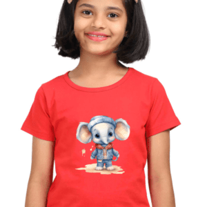 Adorable Elephant Dream: Girls’ T-shirt