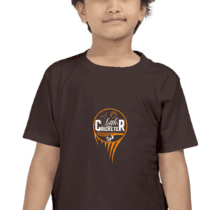 “Little Cricketer” Inspirational Kids’ T-Shirt Design 1