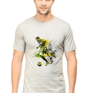 Fluid Motion: Soccer Watercolor Graphic T-shirt