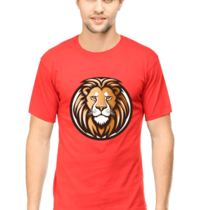 Roaring Majesty: Lion Logo T-shirt