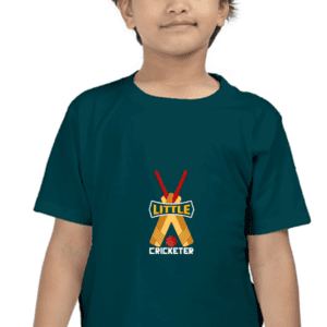 “Little Cricketer” Inspirational Kids’ T-Shirt Design 3