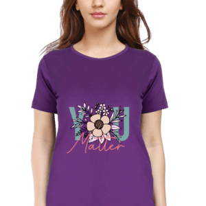 “You Matter” Inspirational T-Shirt with Flower Clipart