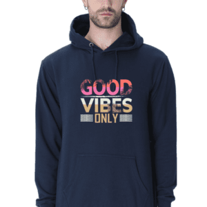 Unisex Sweatshirt with Stylish ‘Good Vibes Only’ Typography