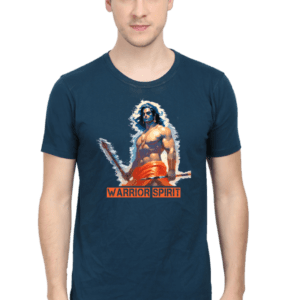 Warrior Elegance: ‘Warrior Spirit’ T-Shirt with Striking Graphics